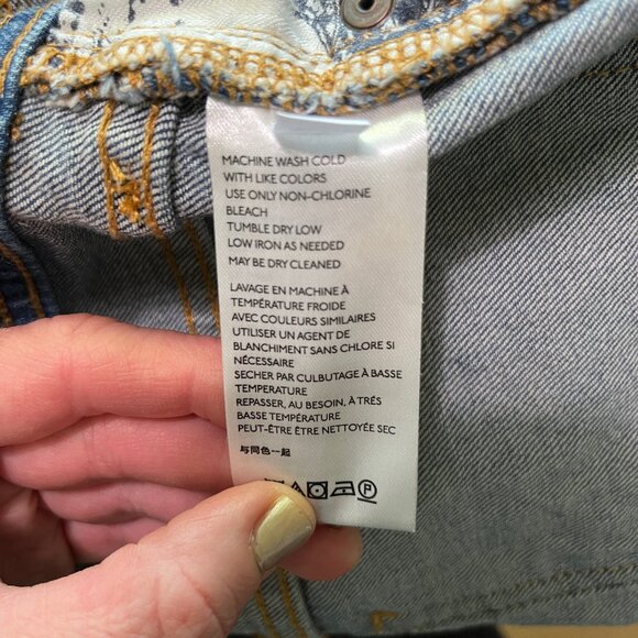 Anthropologie Pilcro and the Letterpress Slim Boyfriend Jeans Size 24 Petite - Picture 4 of 11